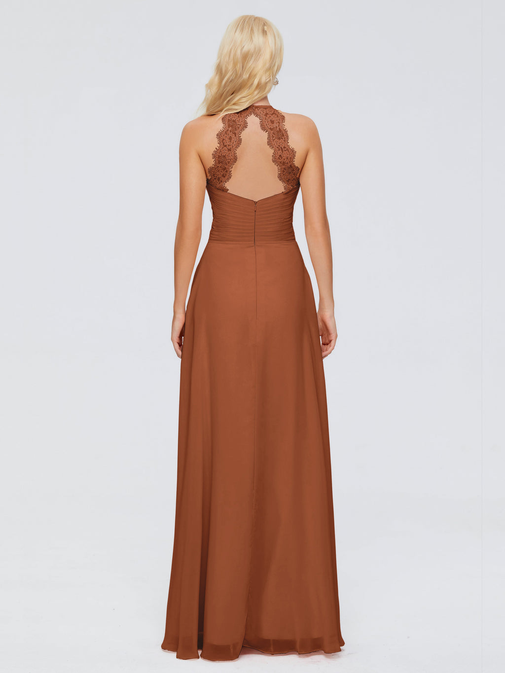 Arya Halter Chiffon Bridesmaid Dresses