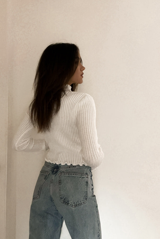 Denise Mock Neck Top