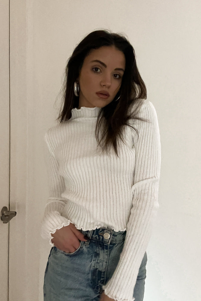 Denise Mock Neck Top