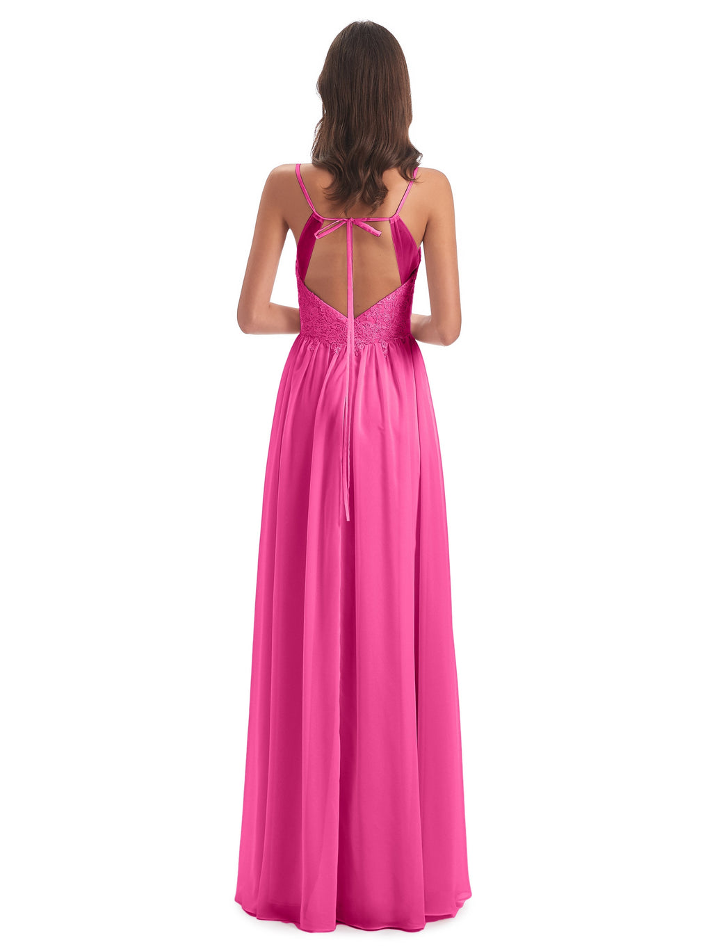 Addison Spaghetti Straps Lace Bridesmaid Dresses