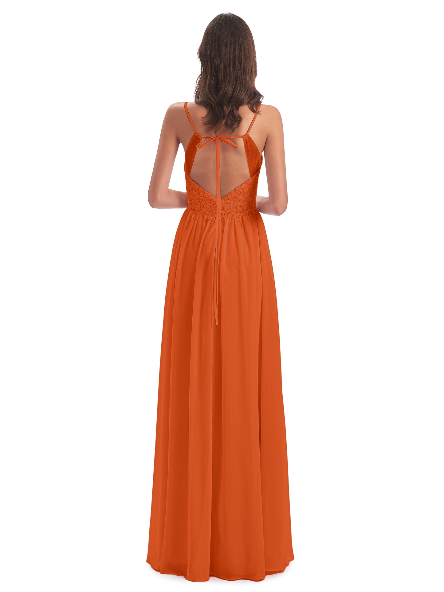 Addison Spaghetti Straps Lace Bridesmaid Dresses