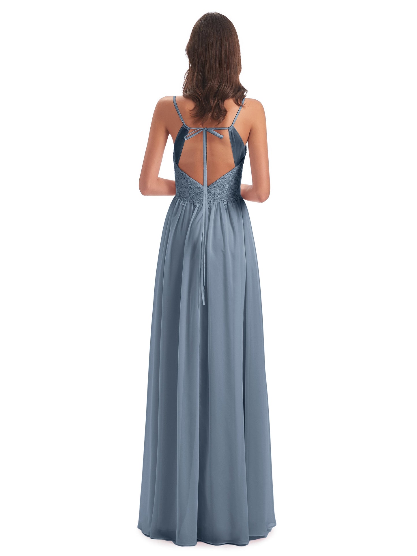 Addison Spaghetti Straps Lace Bridesmaid Dresses