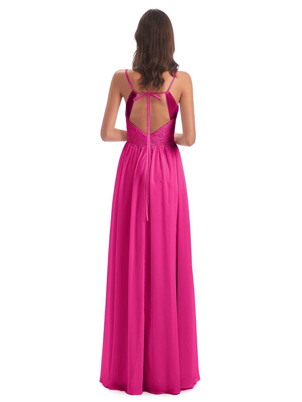 Addison Spaghetti Straps Lace Bridesmaid Dresses