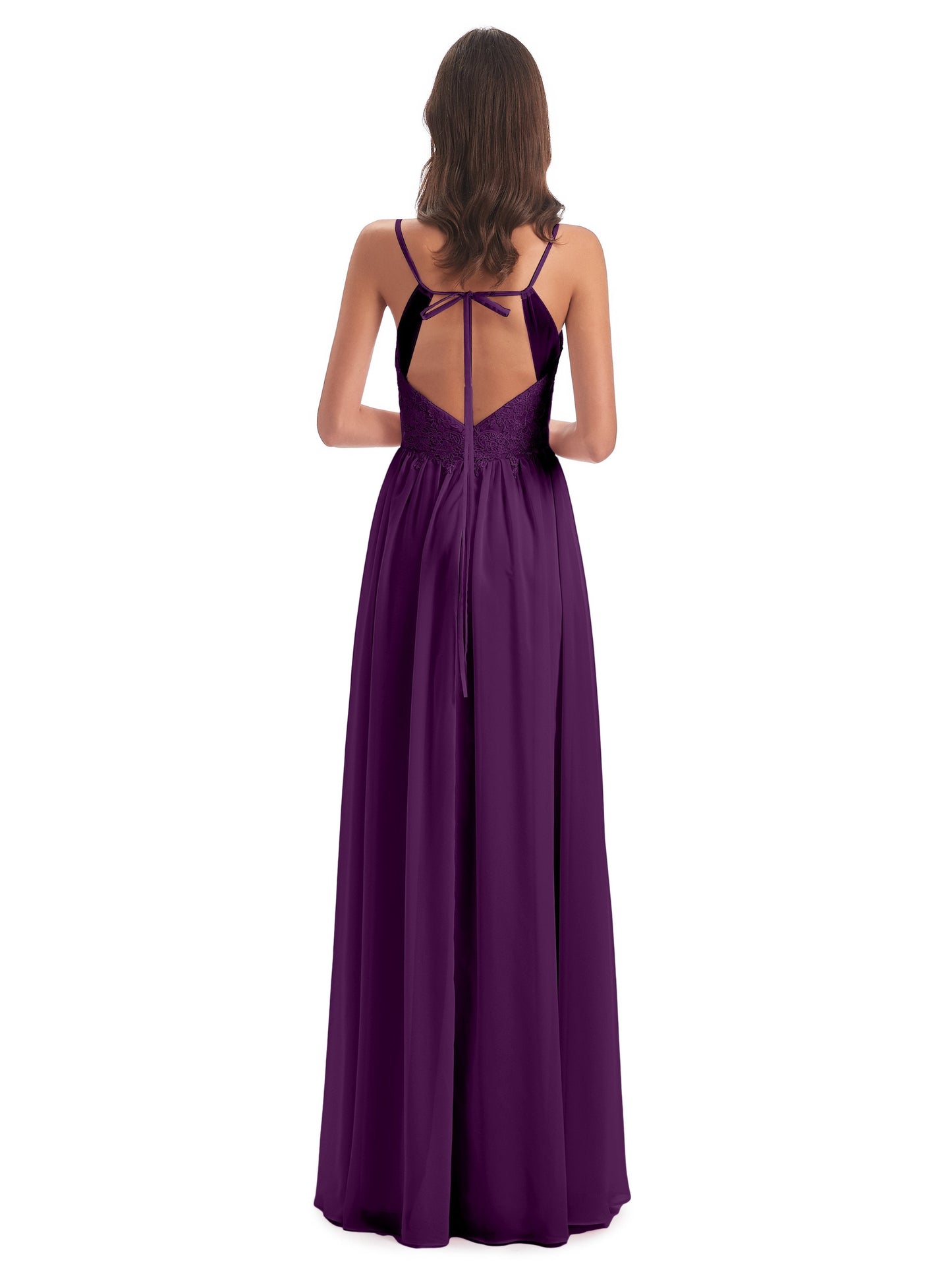 Addison Spaghetti Straps Lace Bridesmaid Dresses