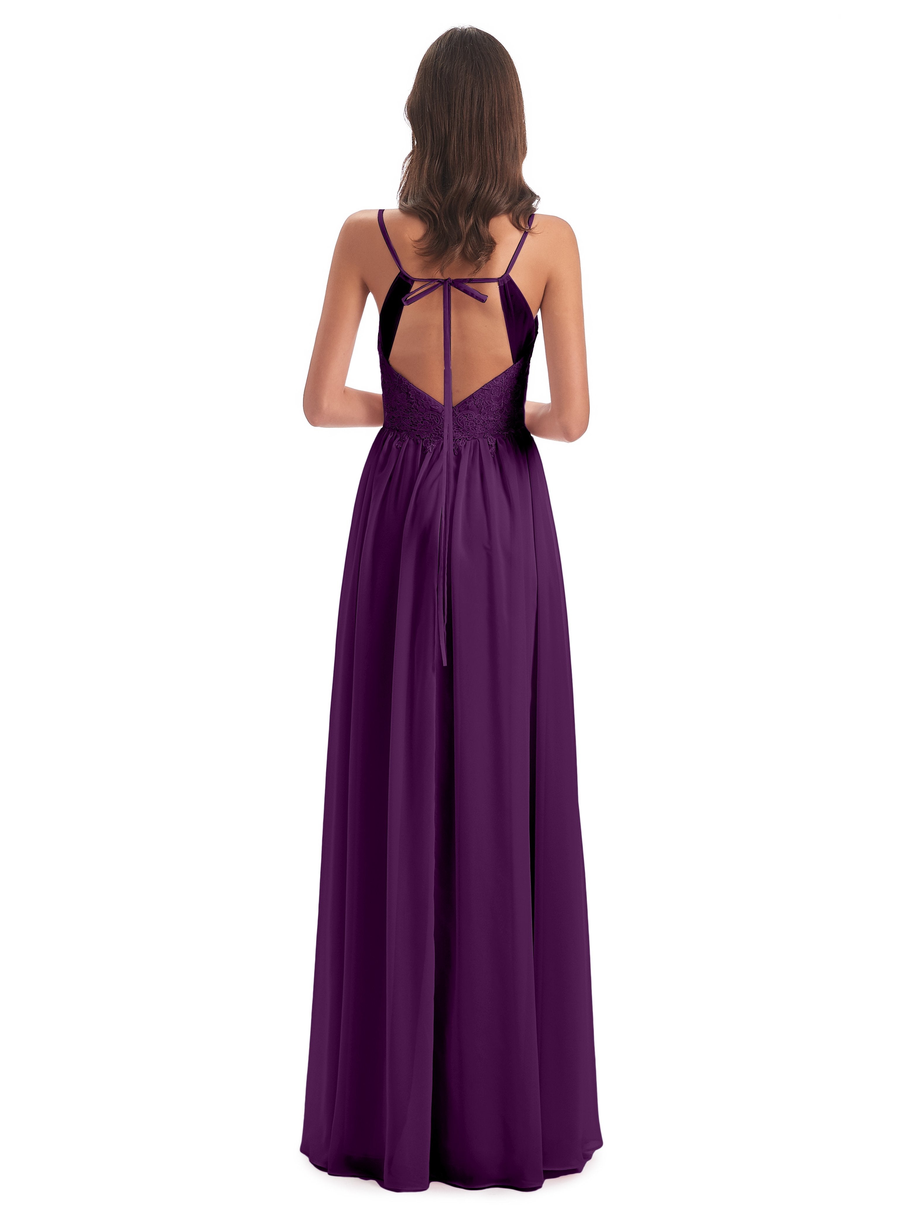 Addison Spaghetti Straps Lace Bridesmaid Dresses