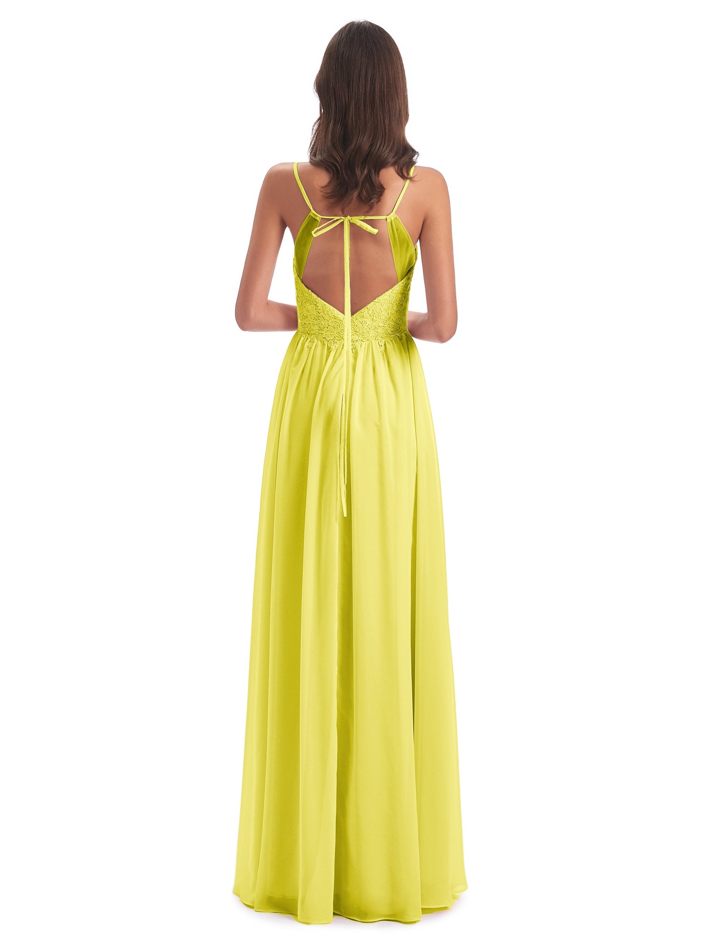 Addison Spaghetti Straps Lace Bridesmaid Dresses