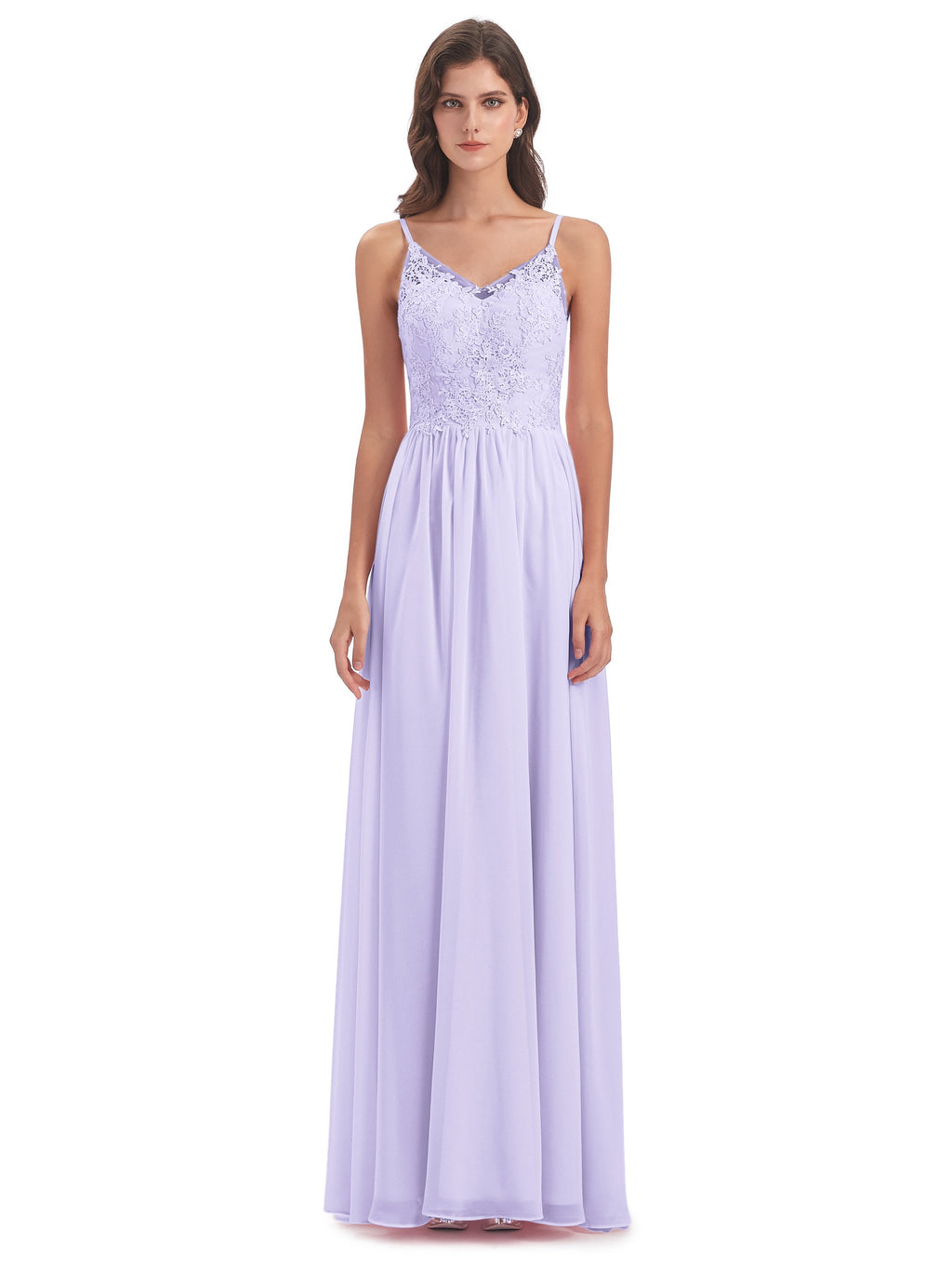 Addison Spaghetti Straps Lace Bridesmaid Dresses