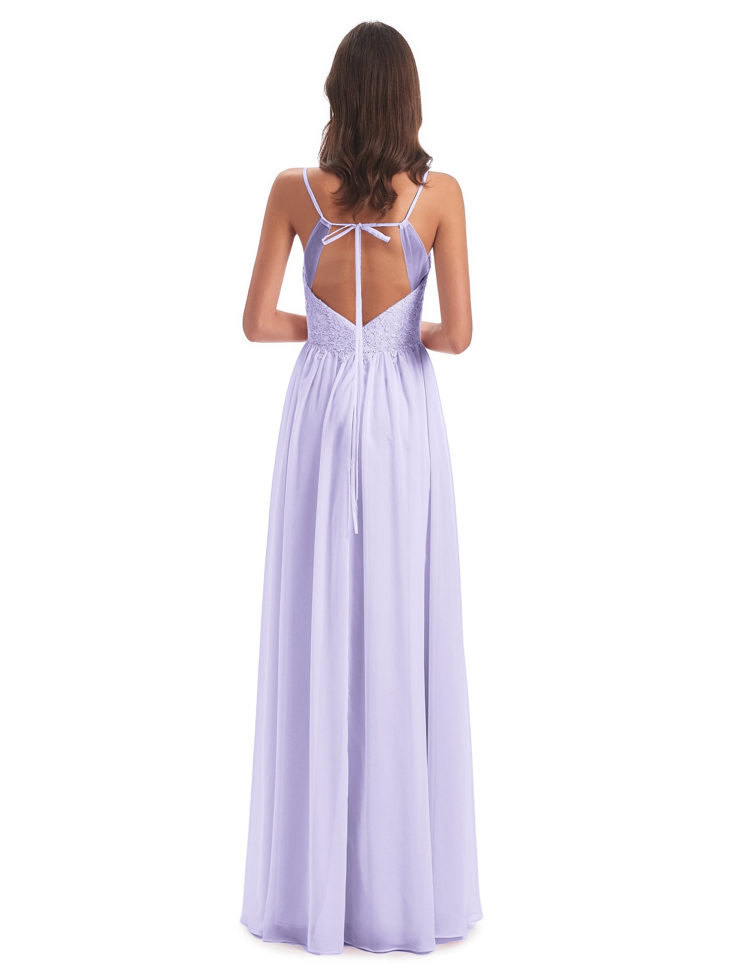 Addison Spaghetti Straps Lace Bridesmaid Dresses