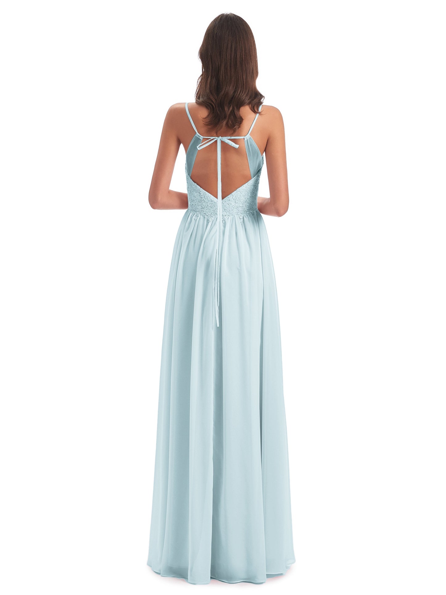 Addison Spaghetti Straps Lace Bridesmaid Dresses