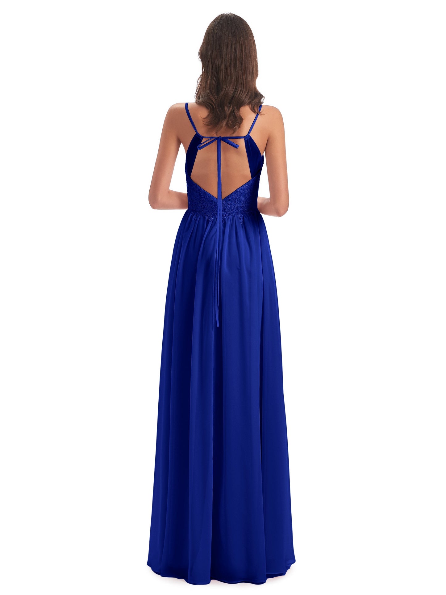 Addison Spaghetti Straps Lace Bridesmaid Dresses