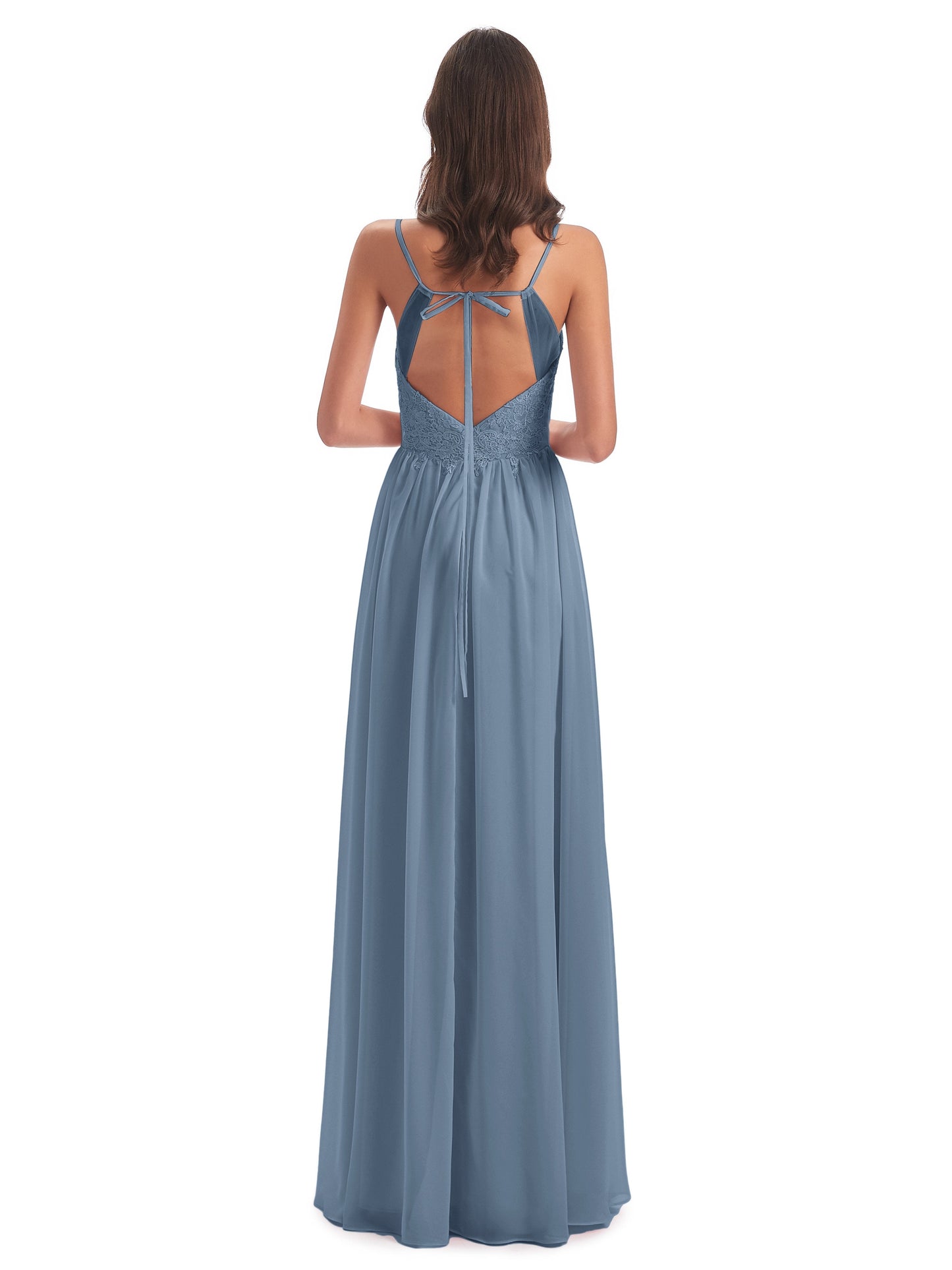 Addison Spaghetti Straps Lace Bridesmaid Dresses