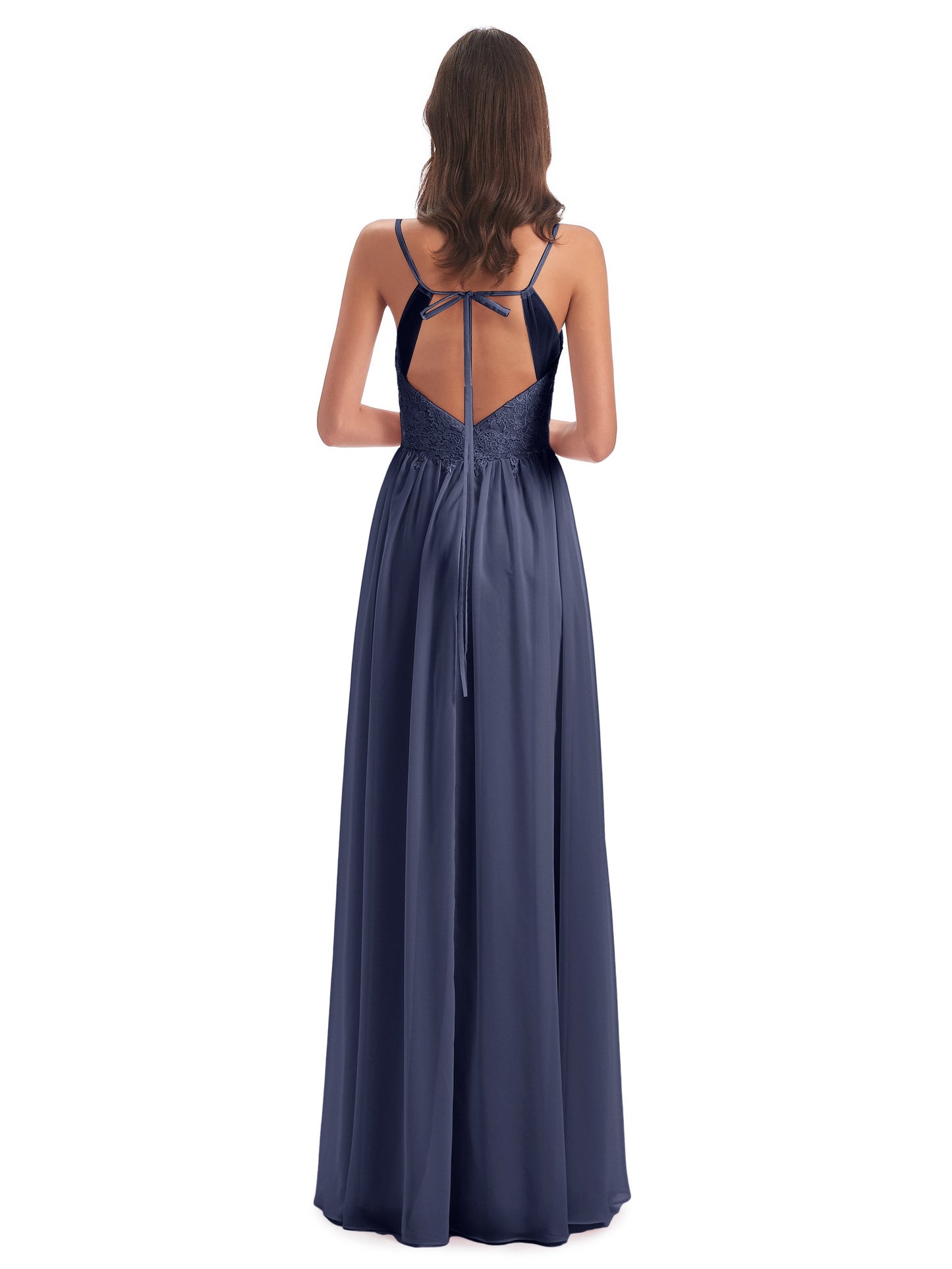Addison Spaghetti Straps Lace Bridesmaid Dresses