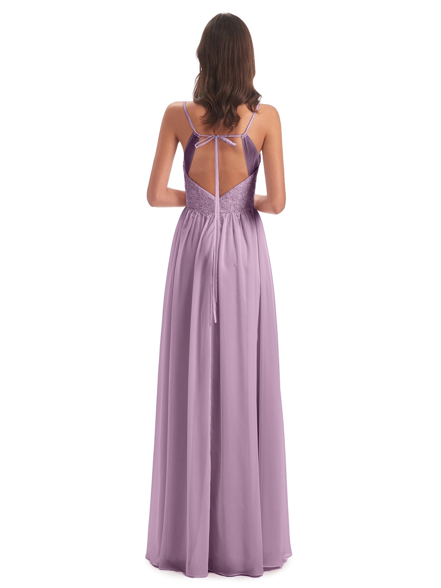 Addison Spaghetti Straps Lace Bridesmaid Dresses