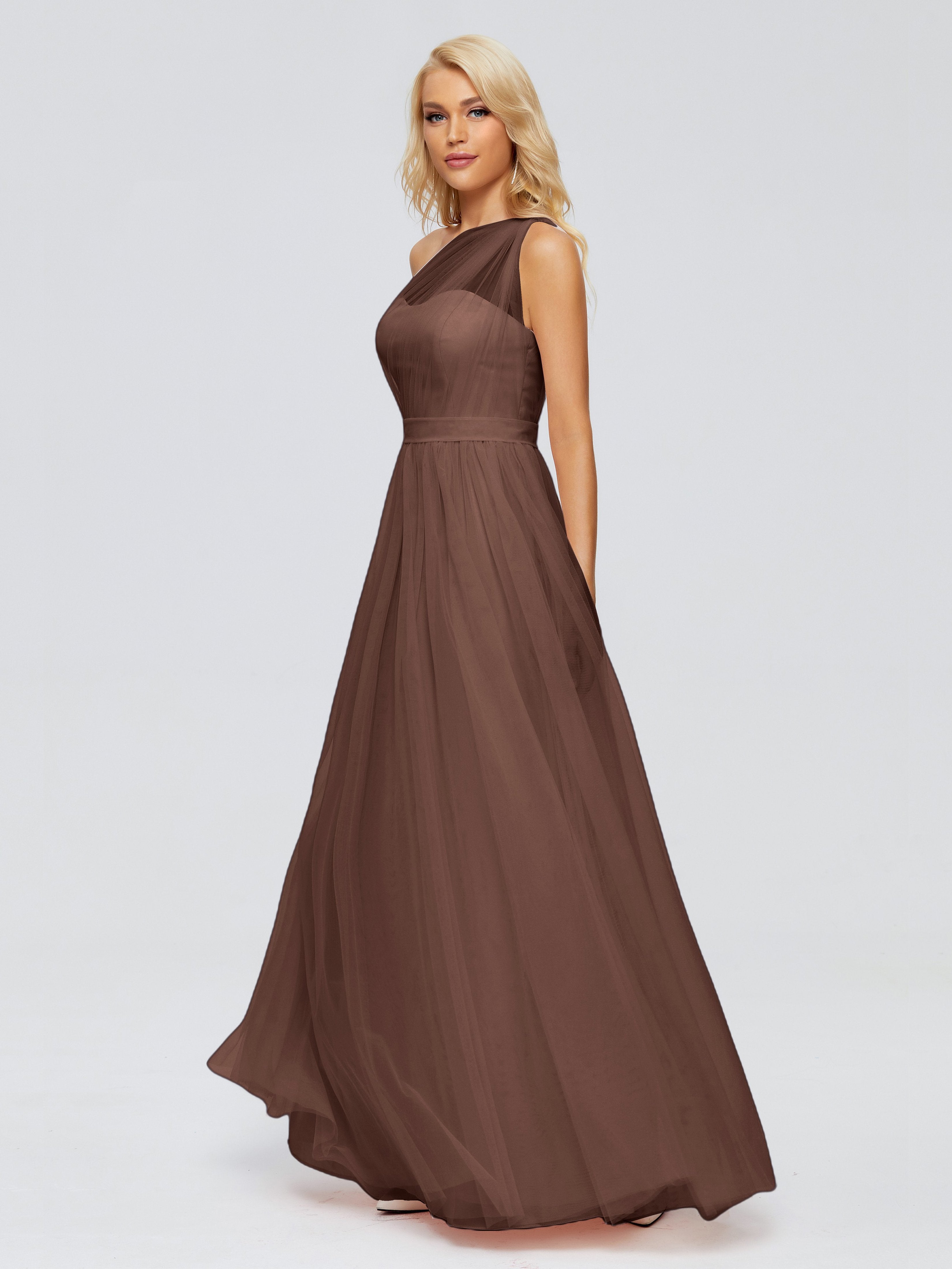 Alexandra One-Shoulder Chiffon Bridesmaid Dresses