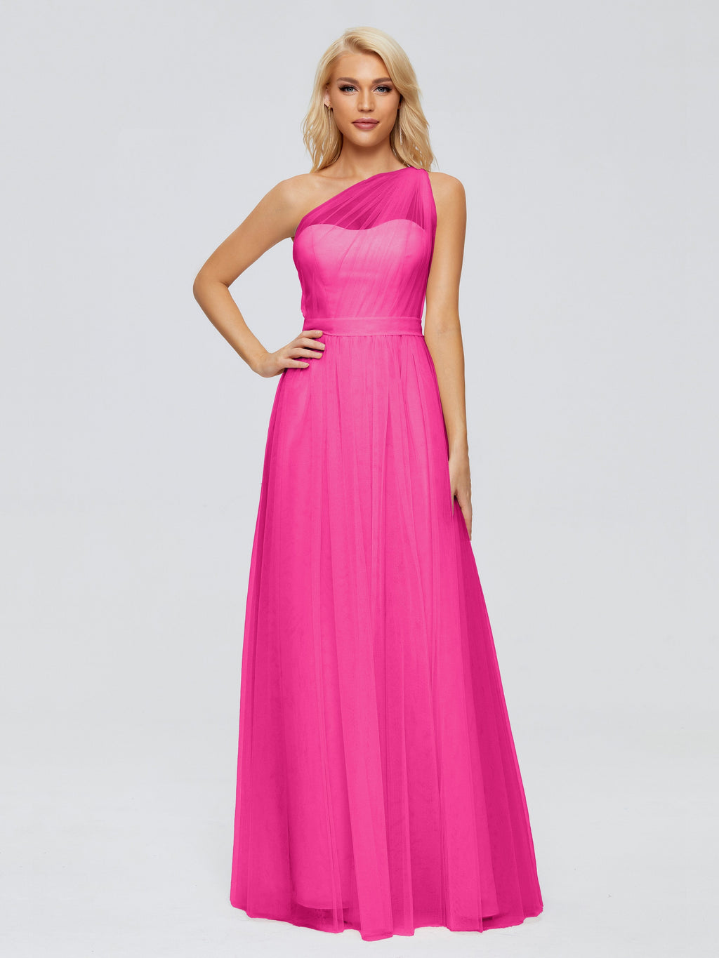Alexandra One-Shoulder Chiffon Bridesmaid Dresses