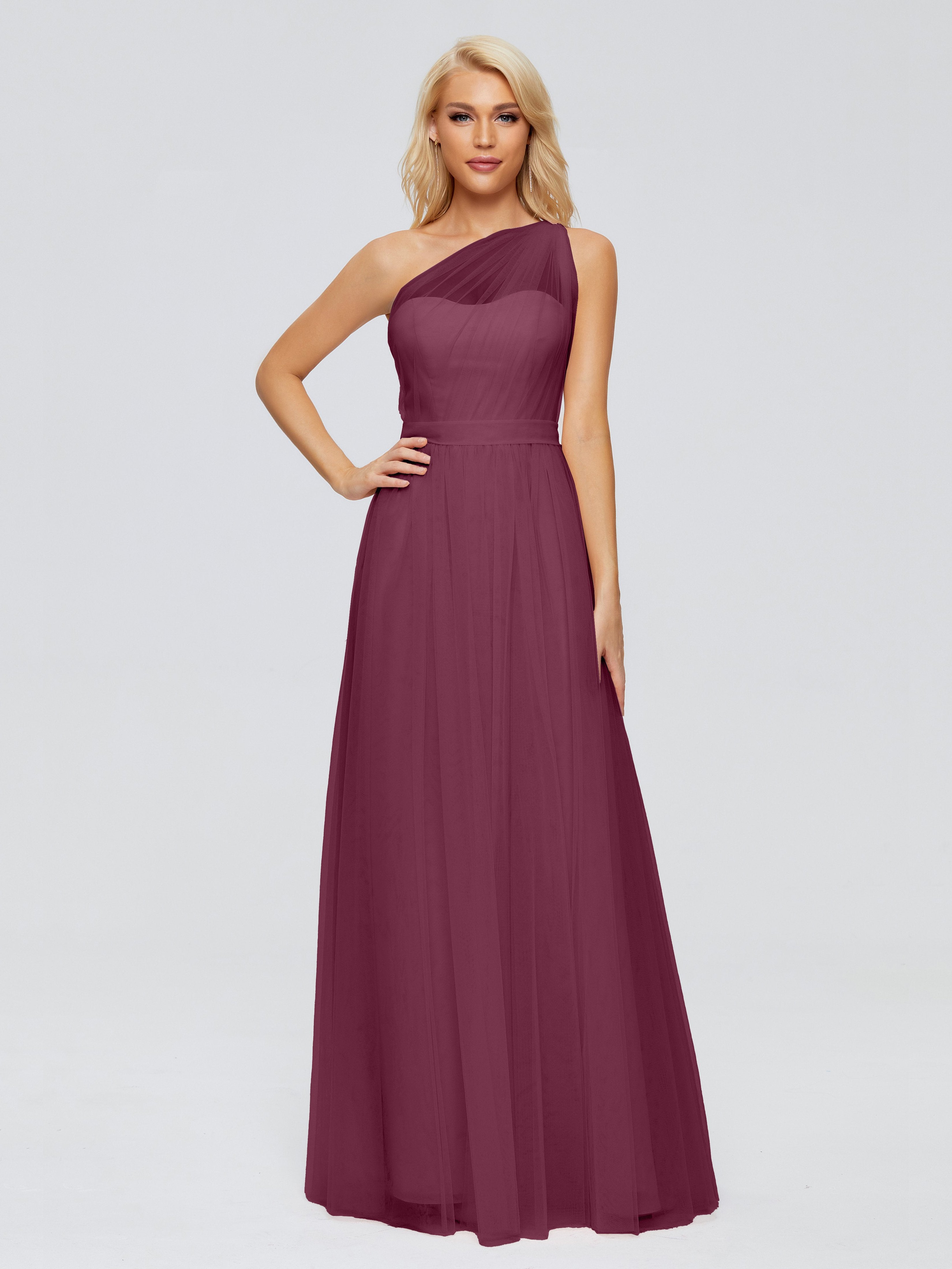 Alexandra One-Shoulder Chiffon Bridesmaid Dresses