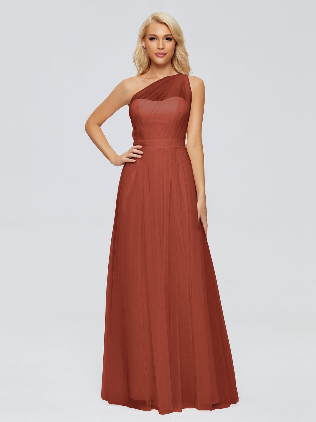 Alexandra One-Shoulder Chiffon Bridesmaid Dresses