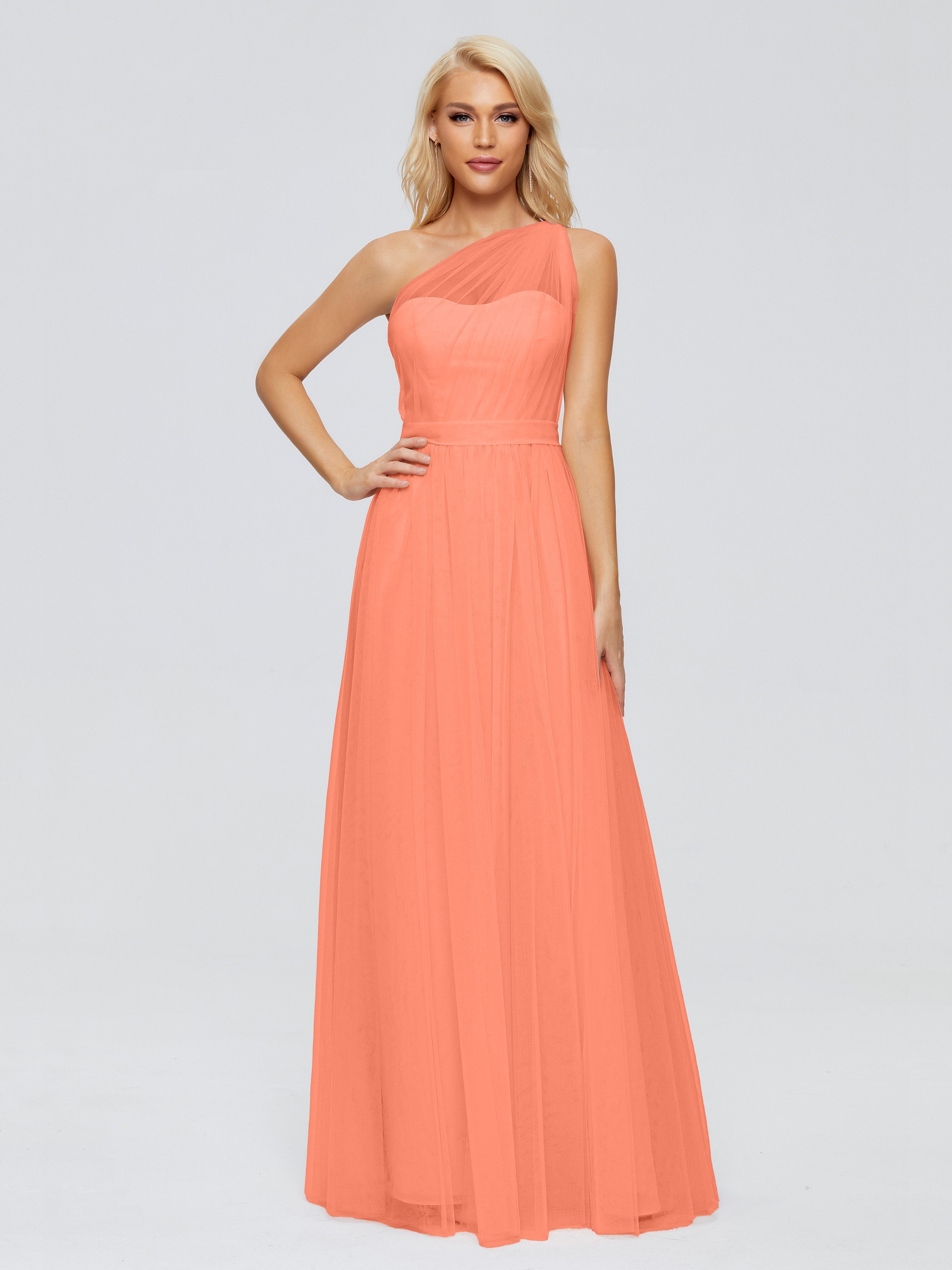 Alexandra One-Shoulder Chiffon Bridesmaid Dresses