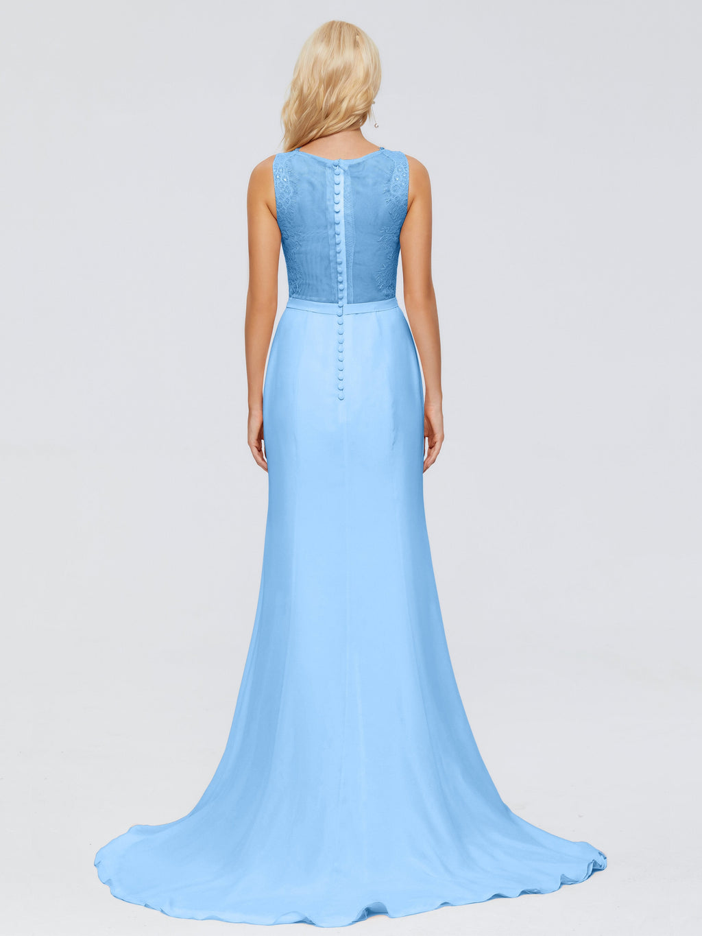Alexis Hourglass V-Neck Lace Bridesmaid Dresses