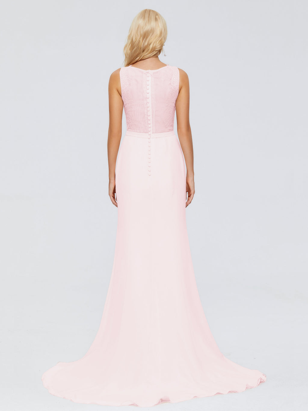 Alexis Hourglass V-Neck Lace Bridesmaid Dresses