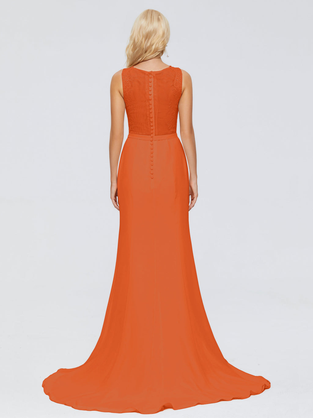 Alexis Hourglass V-Neck Lace Bridesmaid Dresses