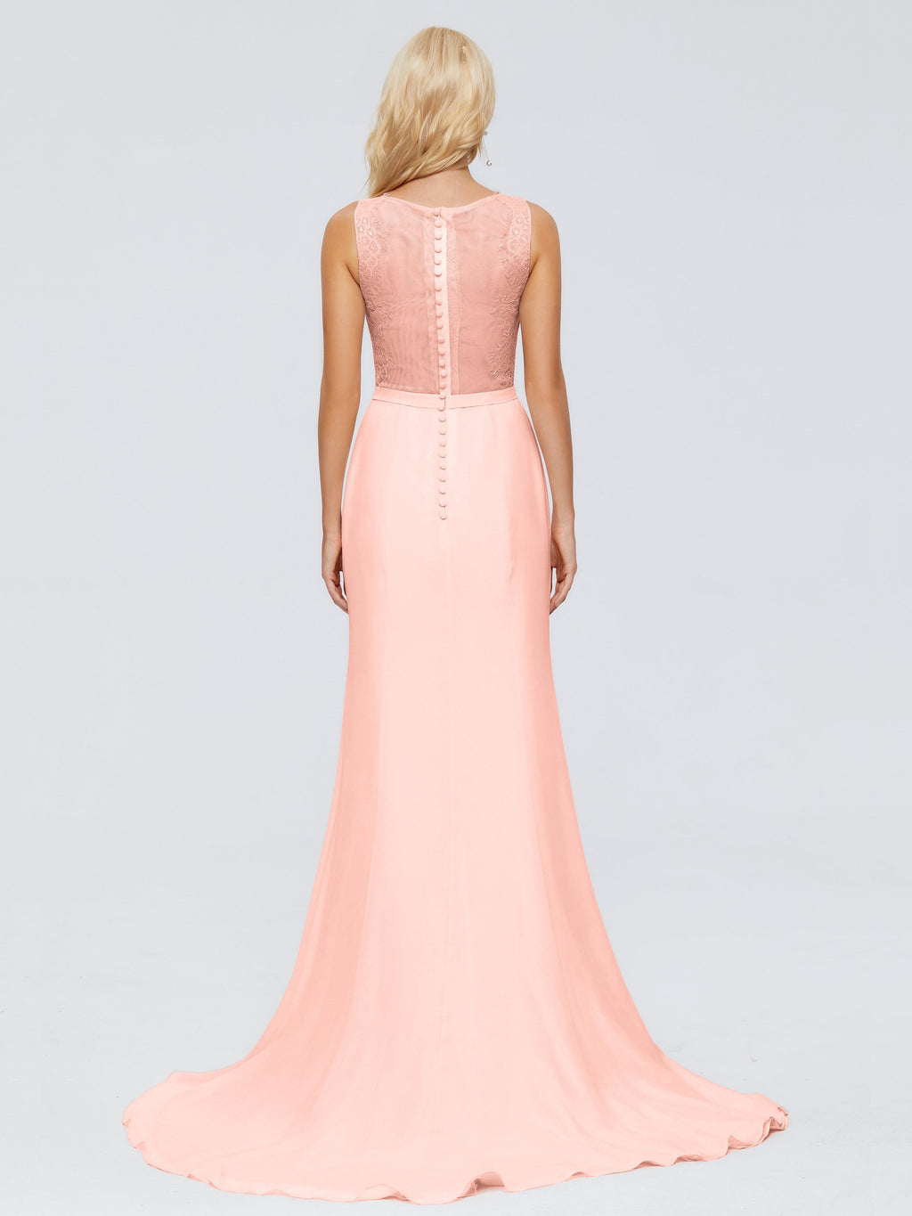 Alexis Hourglass V-Neck Lace Bridesmaid Dresses