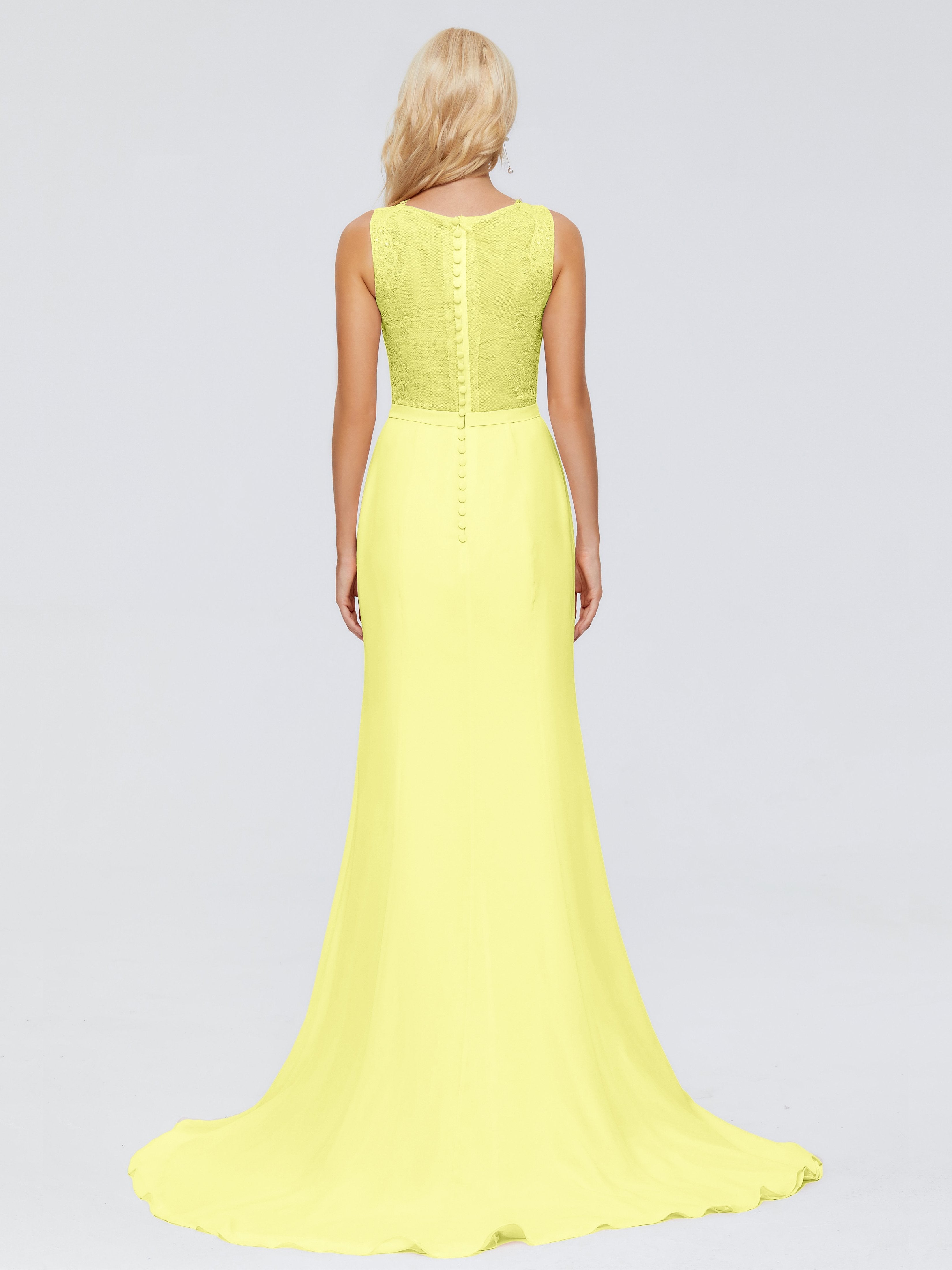 Alexis Hourglass V-Neck Lace Bridesmaid Dresses