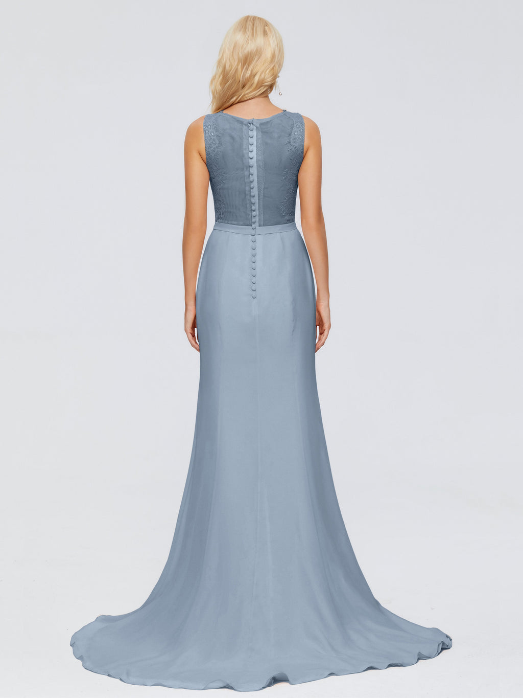 Alexis Hourglass V-Neck Lace Bridesmaid Dresses