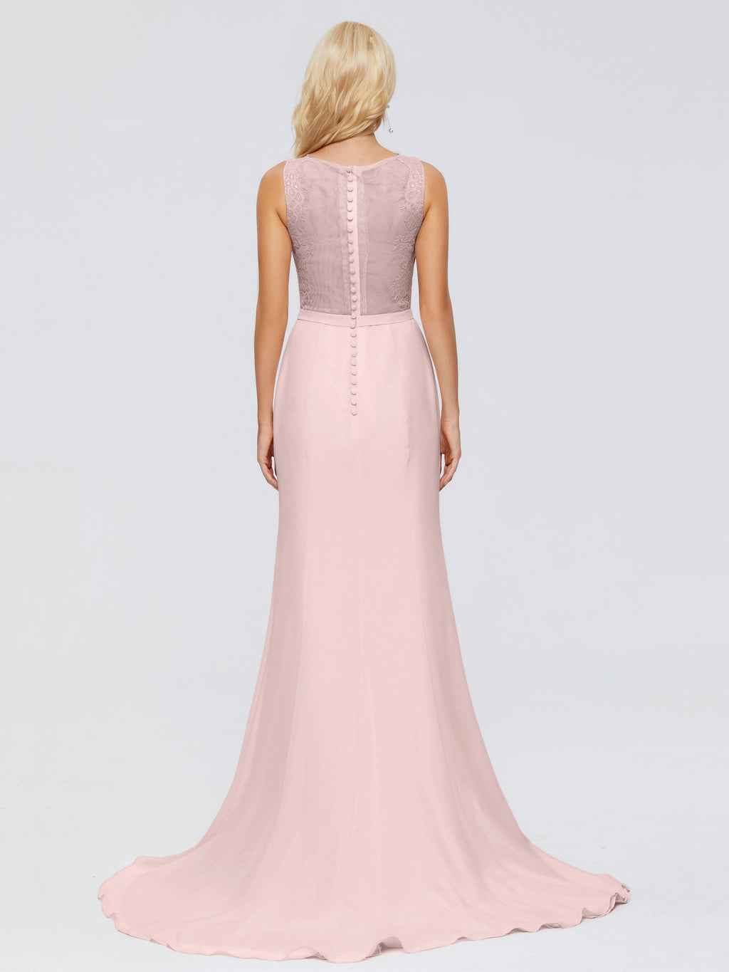 Alexis Hourglass V-Neck Lace Bridesmaid Dresses