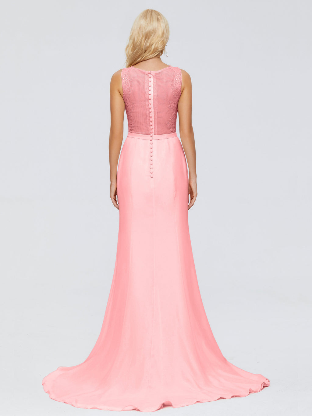 Alexis Hourglass V-Neck Lace Bridesmaid Dresses