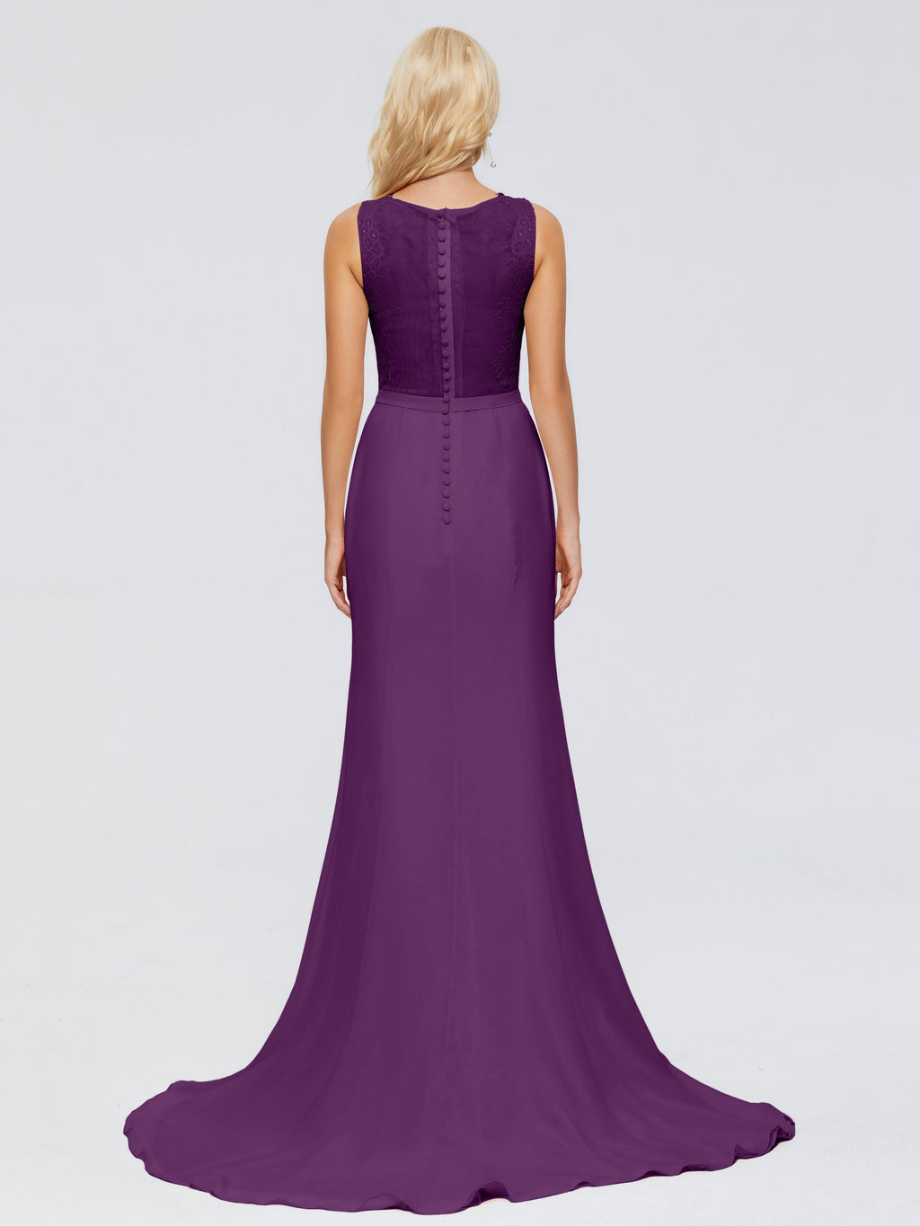 Alexis Hourglass V-Neck Lace Bridesmaid Dresses