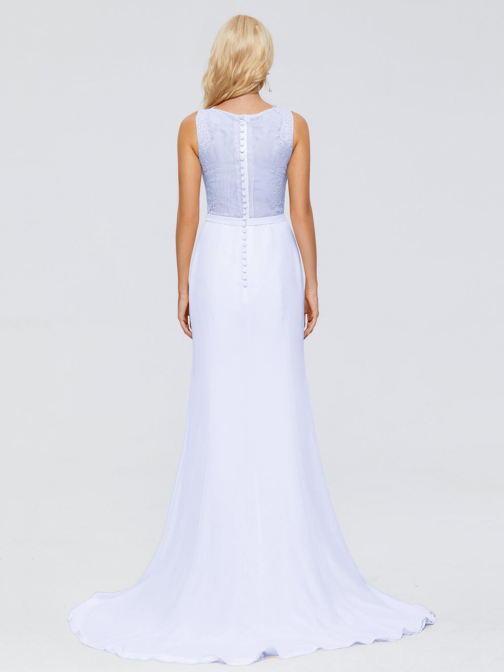 Alexis Hourglass V-Neck Lace Bridesmaid Dresses