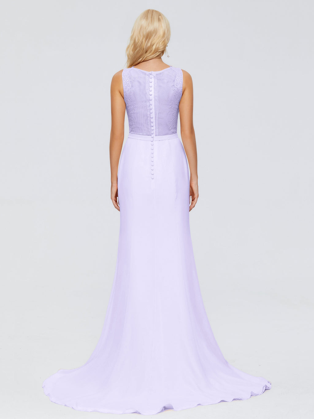 Alexis Hourglass V-Neck Lace Bridesmaid Dresses