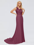 Alexis Hourglass V-Neck Lace Bridesmaid Dresses