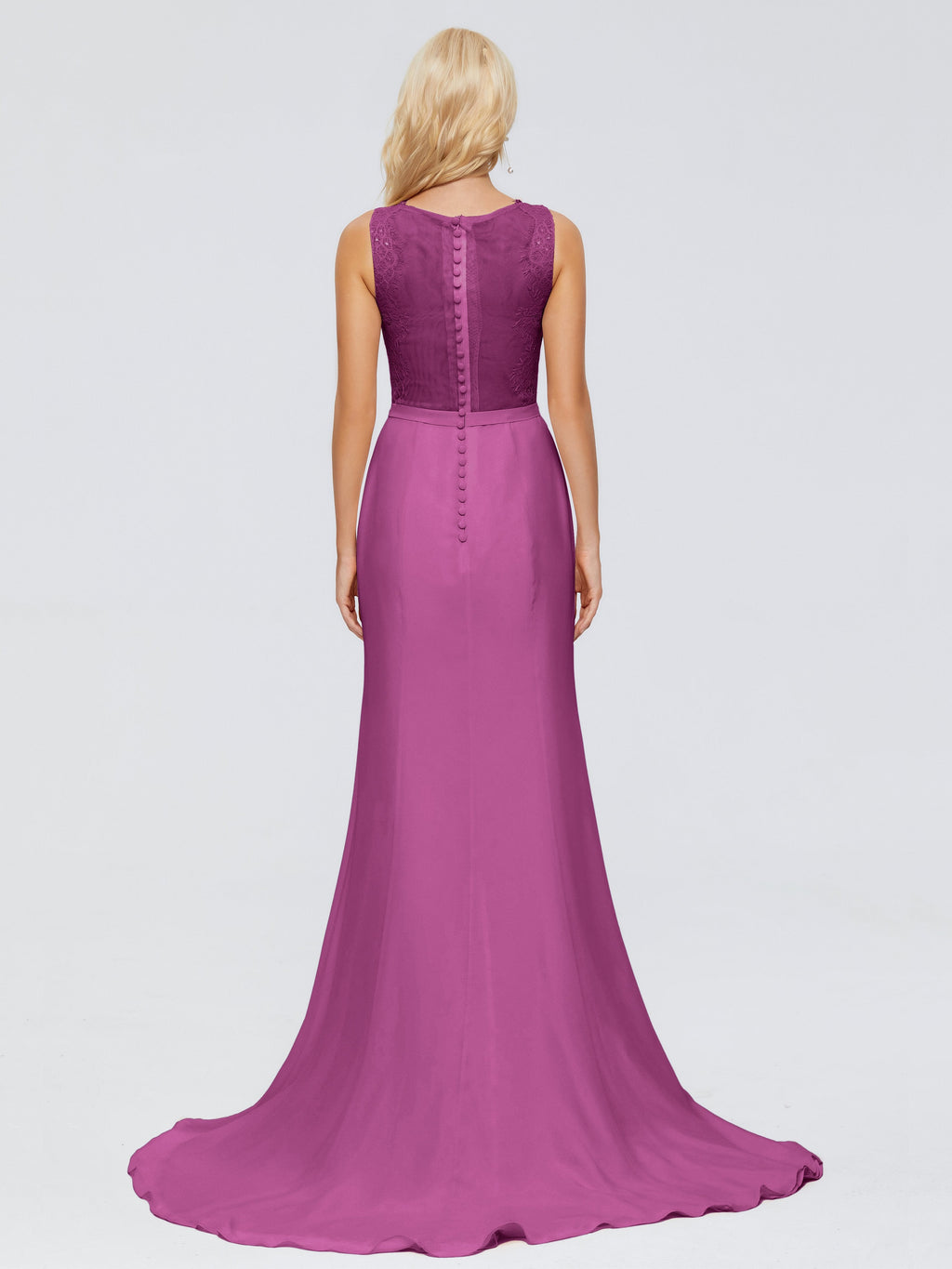 Alexis Hourglass V-Neck Lace Bridesmaid Dresses