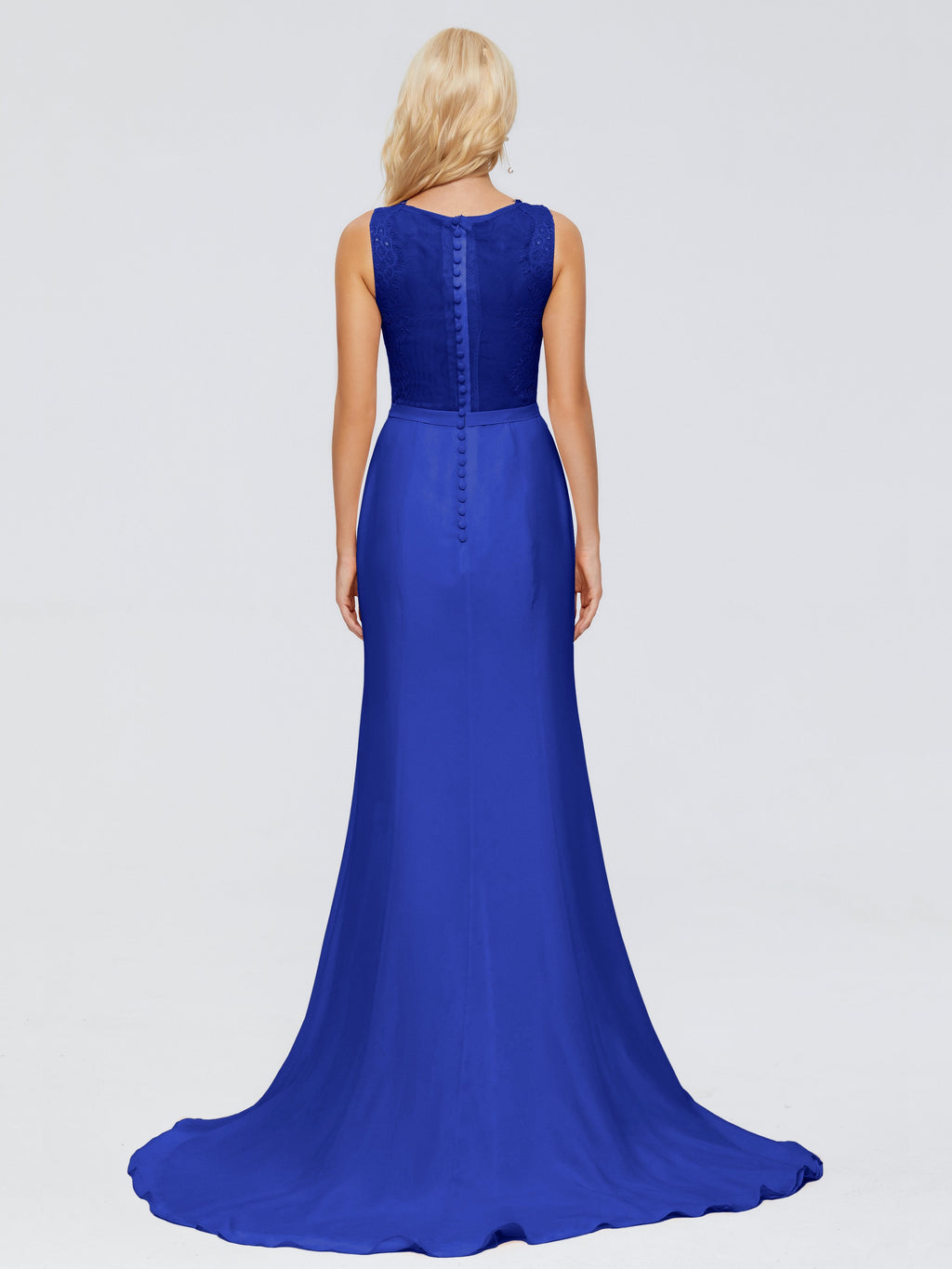 Alexis Hourglass V-Neck Lace Bridesmaid Dresses