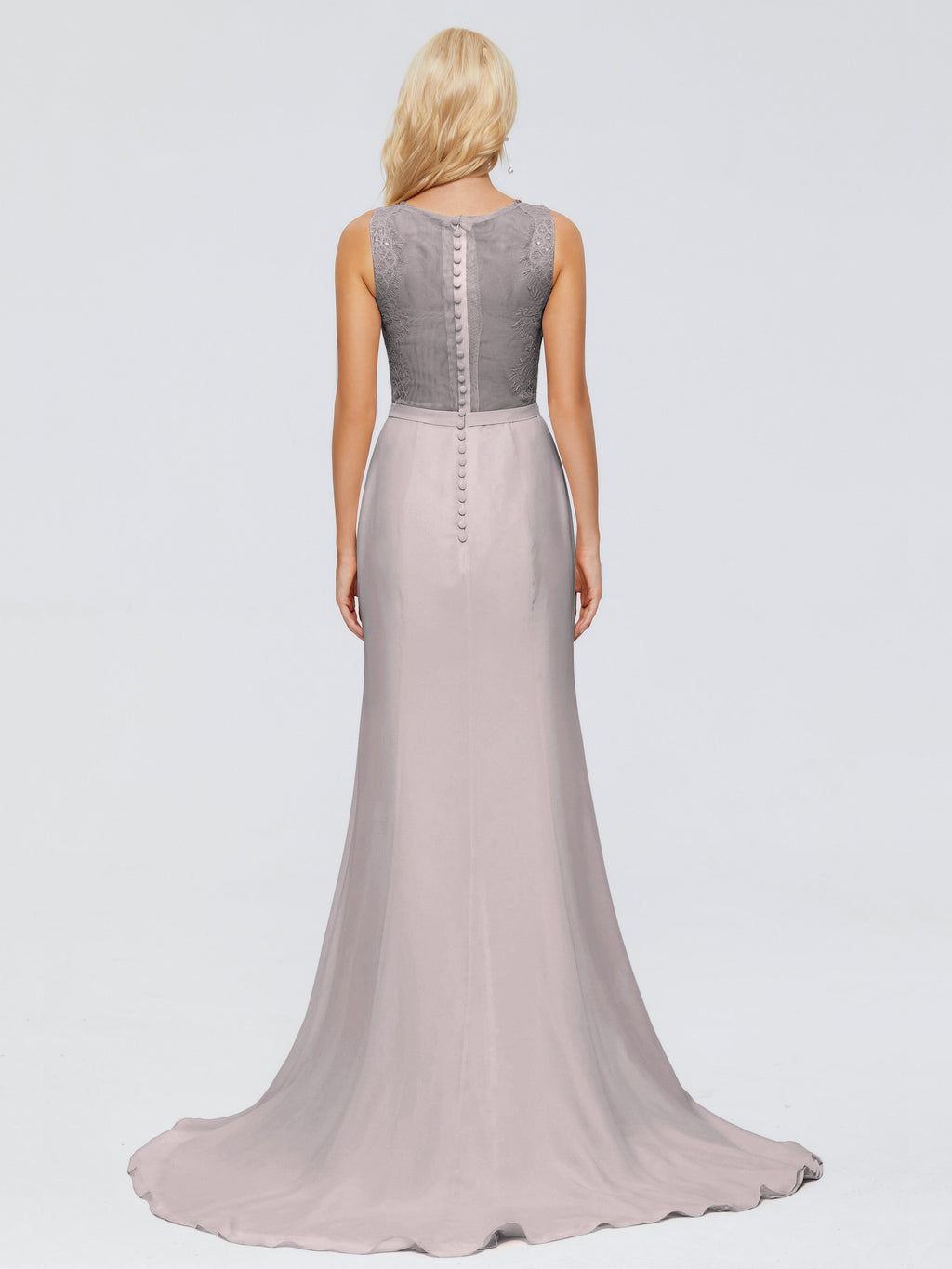 Alexis Hourglass V-Neck Lace Bridesmaid Dresses
