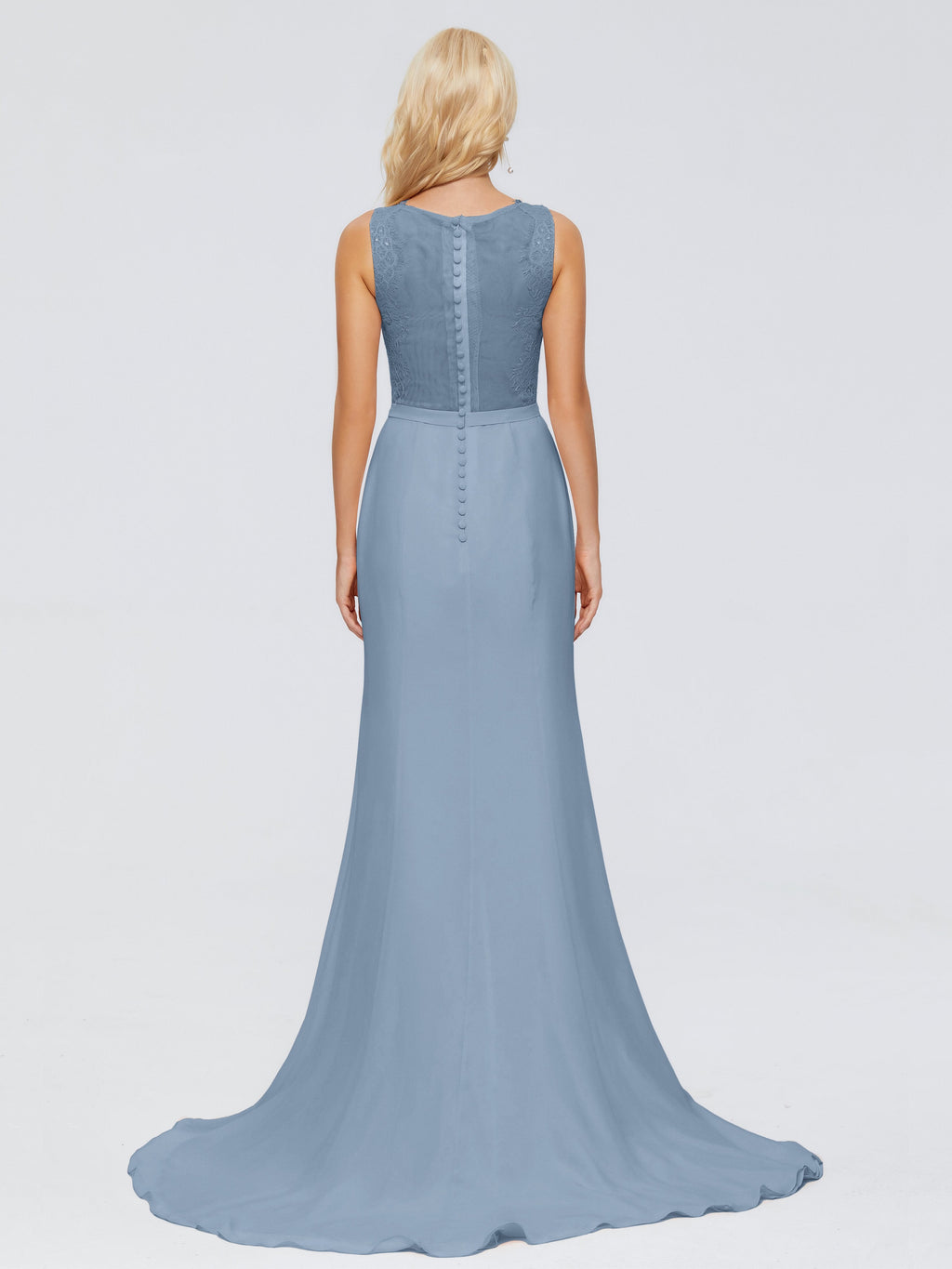 Alexis Hourglass V-Neck Lace Bridesmaid Dresses