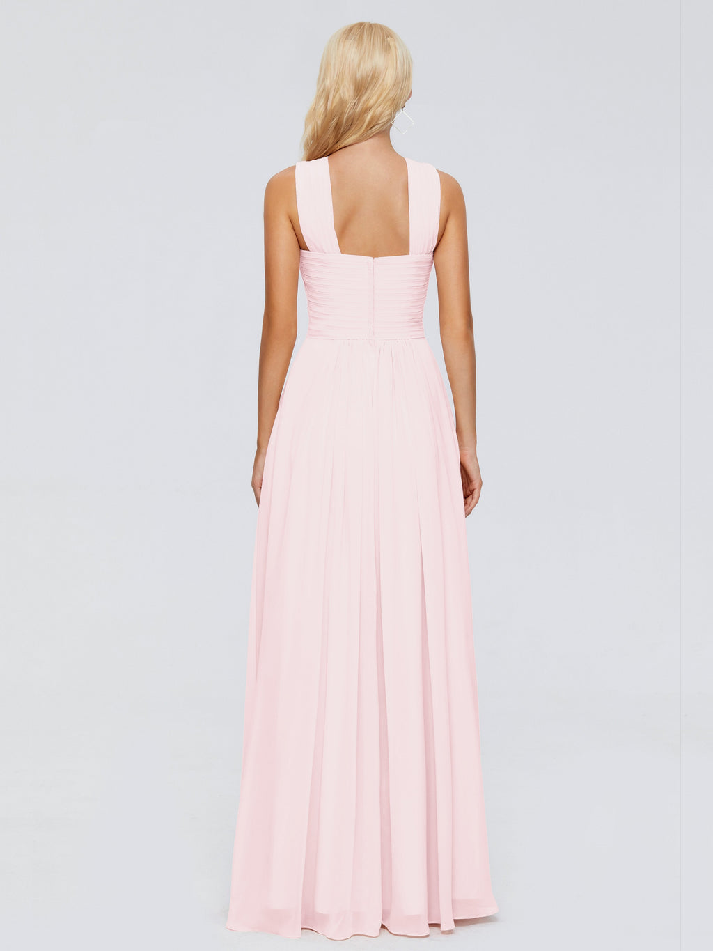 Aliyah A-line Straps Chiffon Bridesmaid Dresses