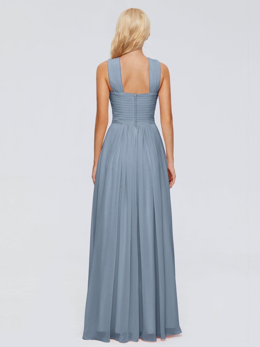 Aliyah A-line Straps Chiffon Bridesmaid Dresses