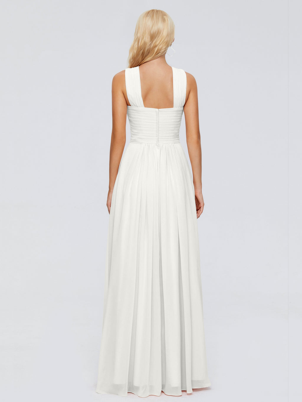 Aliyah A-line Straps Chiffon Bridesmaid Dresses