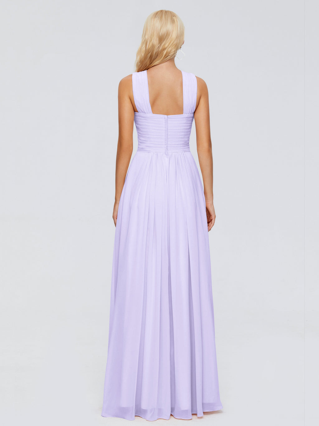 Aliyah A-line Straps Chiffon Bridesmaid Dresses