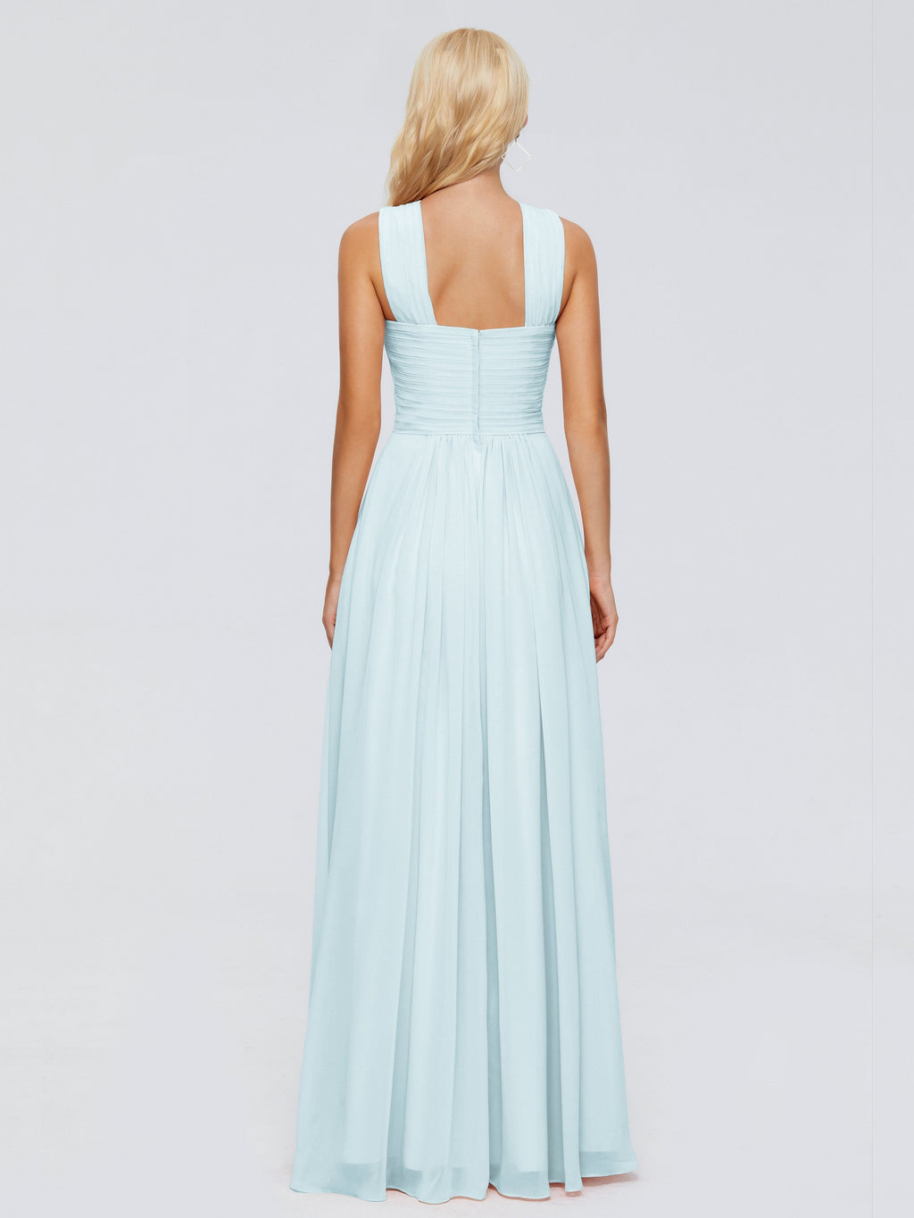 Aliyah A-line Straps Chiffon Bridesmaid Dresses