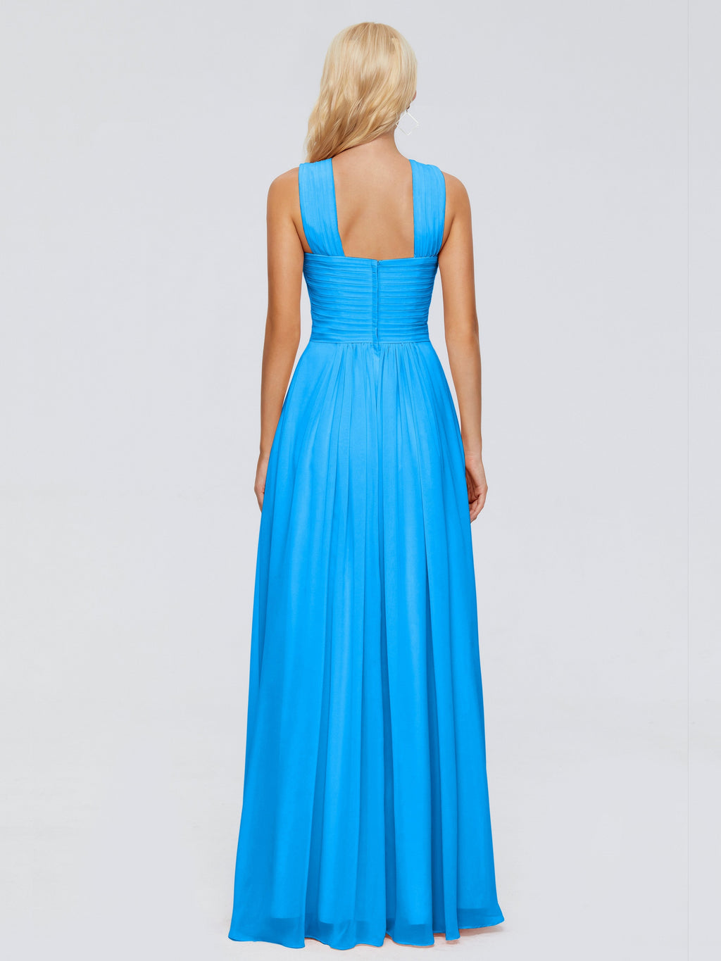 Aliyah A-line Straps Chiffon Bridesmaid Dresses