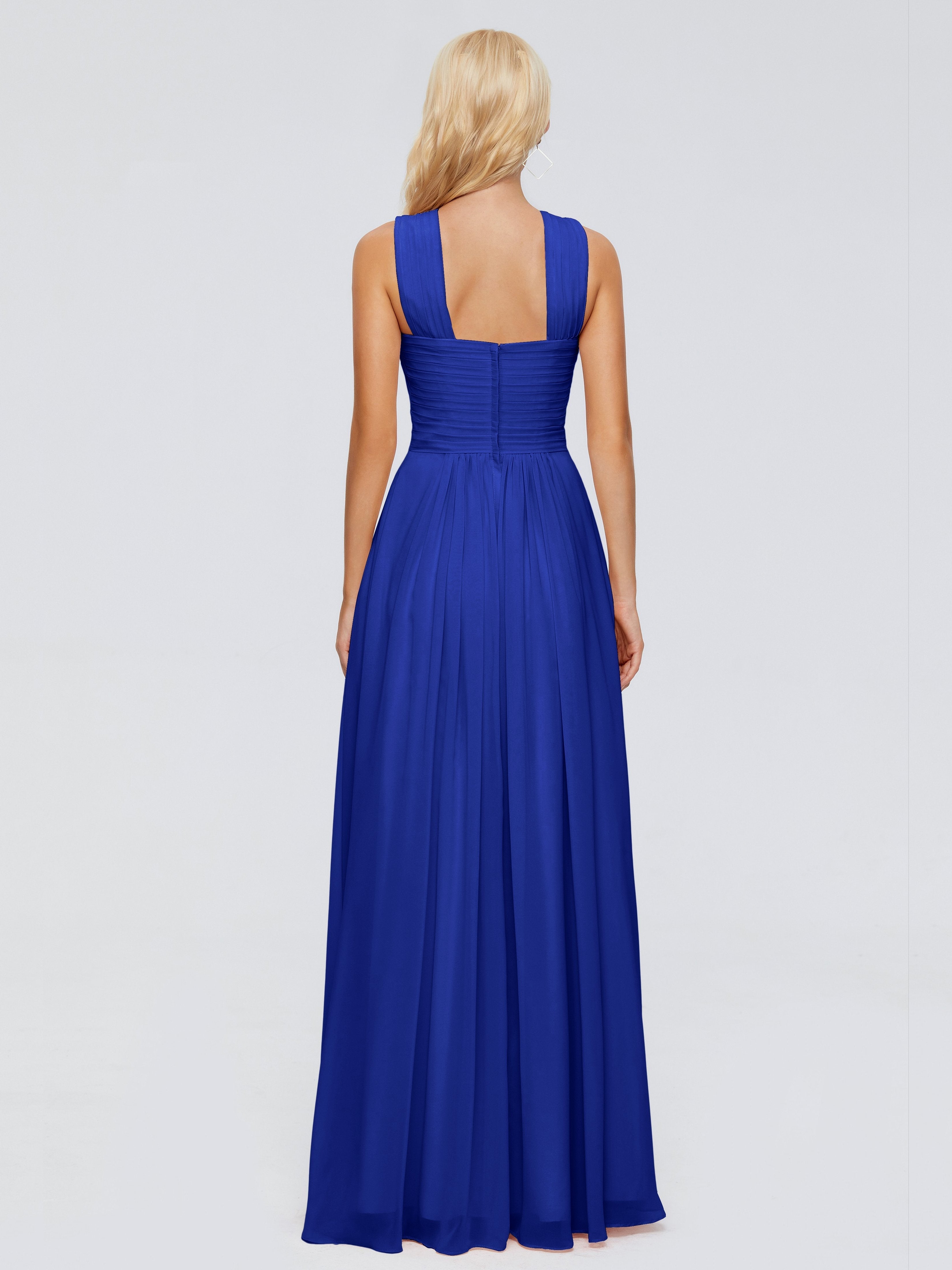 Aliyah A-line Straps Chiffon Bridesmaid Dresses