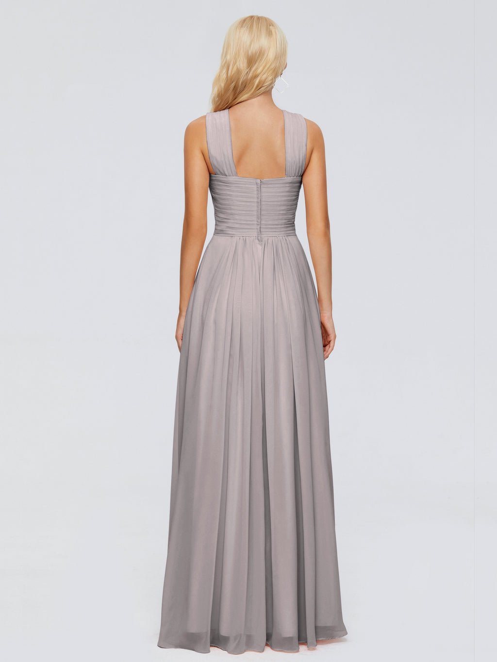 Aliyah A-line Straps Chiffon Bridesmaid Dresses