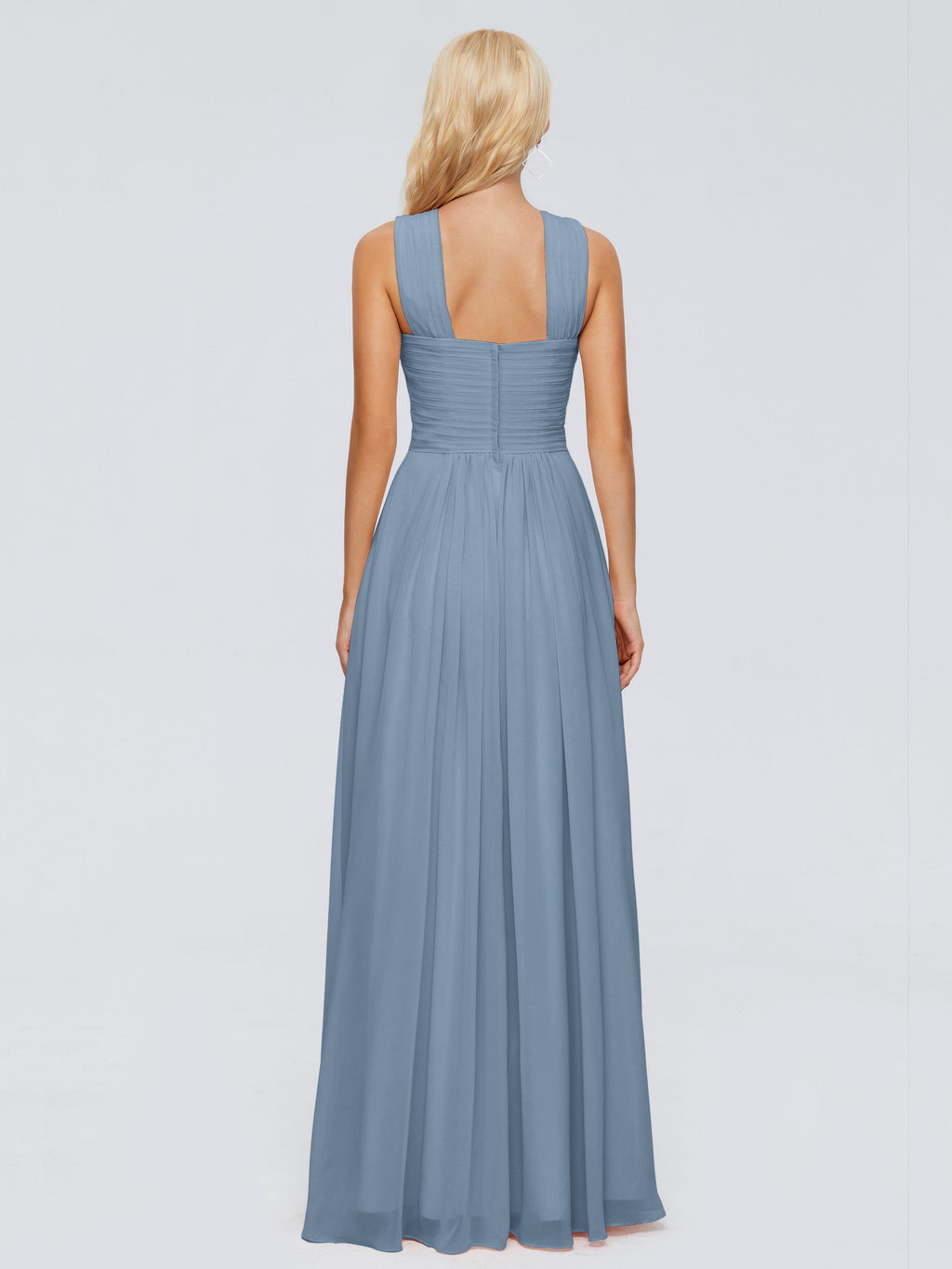 Aliyah A-line Straps Chiffon Bridesmaid Dresses