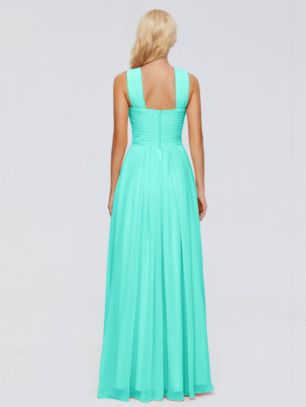 Aliyah A-line Straps Chiffon Bridesmaid Dresses