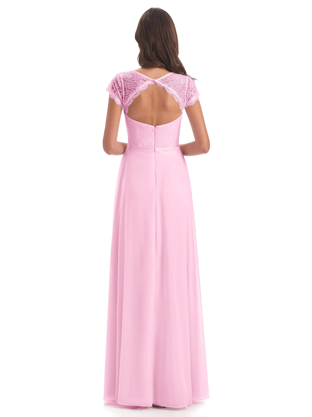 Amelia Sheatch Cap Sleeves Lace Bridesmaid Dresses