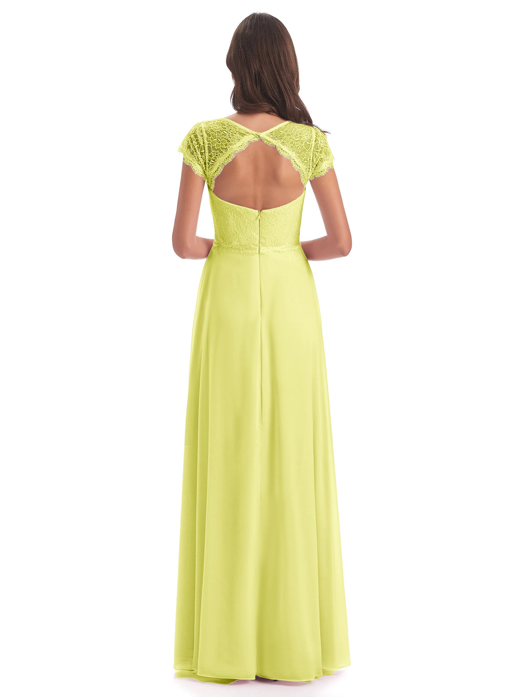 Amelia Sheatch Cap Sleeves Lace Bridesmaid Dresses